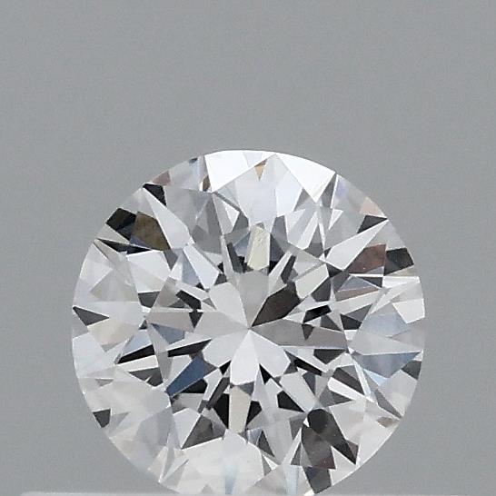 0.37 Carat Round Shaped, Very Good Cut, D Color, VVS2 Clarity, IGI Certified Lab Grown Diamond