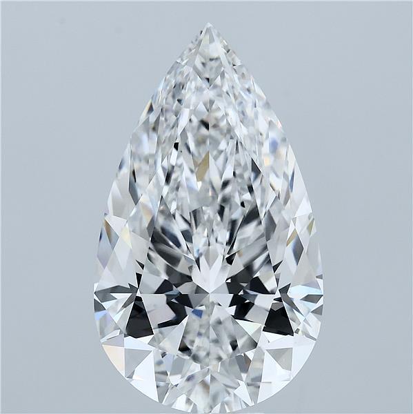 10.06 Carat Pear Shaped, Excellent Cut, E Color, VVS2 Clarity, IGI Certified Lab Grown Diamond