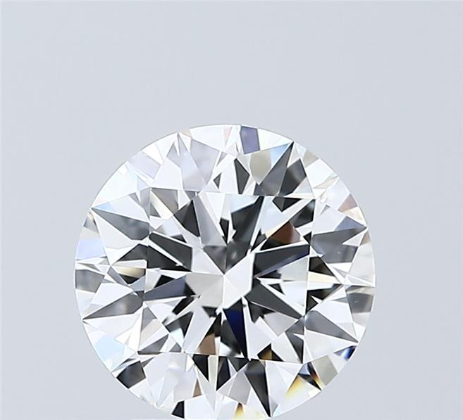 2.05 Carat Round Shaped, Ideal Cut, D Color, VVS2 Clarity, IGI Certified Lab Grown Diamond