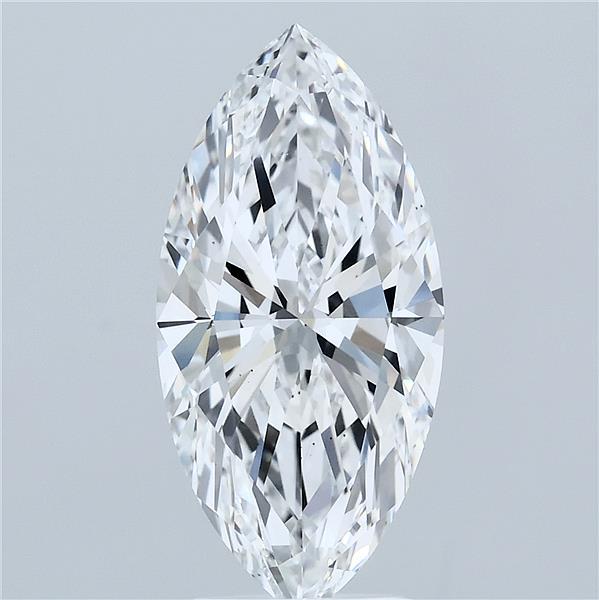 3.52 Carat Marquise Shaped, Ideal Cut, E Color, VS1 Clarity, IGI Certified Lab Grown Diamond