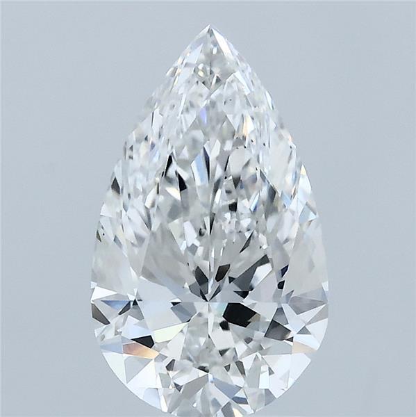 2.00 Carat Pear Shaped, Ideal Cut, E Color, VS2 Clarity, IGI Certified Lab Grown Diamond