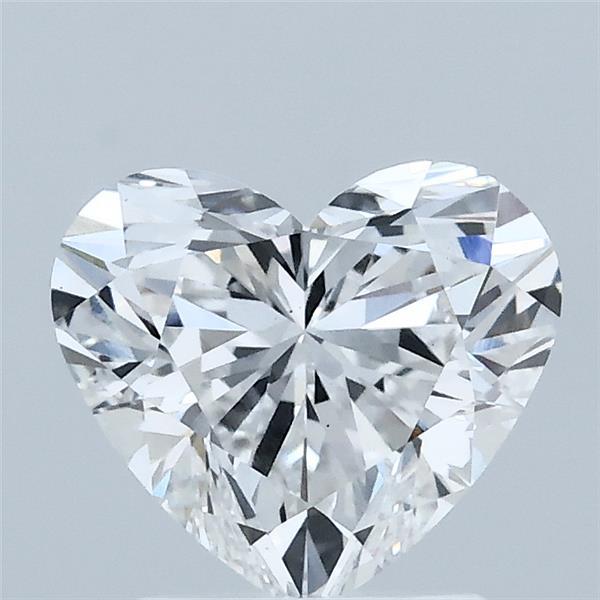 1.51 Carat Heart Shaped, Ideal Cut, E Color, VS1 Clarity, IGI Certified Lab Grown Diamond