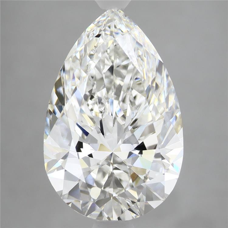 4.97 Carat Pear Shaped, Ideal Cut, F Color, VS1 Clarity, IGI Certified Lab Grown Diamond