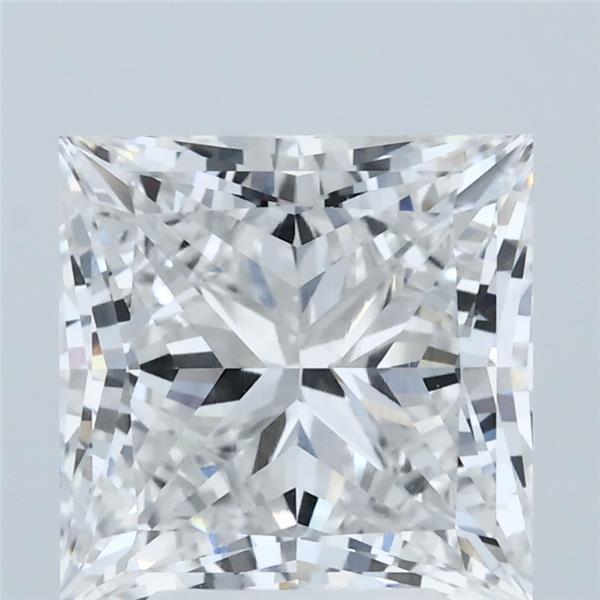 4.02 Carat Princess Shaped, Ideal Cut, E Color, VS1 Clarity, IGI Certified Lab Grown Diamond
