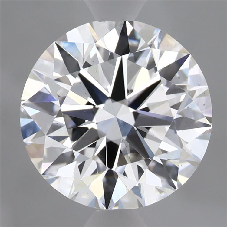 2.91 Carat Round Shaped, Ideal Cut, E Color, VS2 Clarity, IGI Certified Lab Grown Diamond