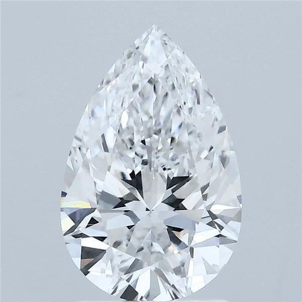 1.50 Carat Pear Shaped, Ideal Cut, D Color, VVS2 Clarity, IGI Certified Lab Grown Diamond