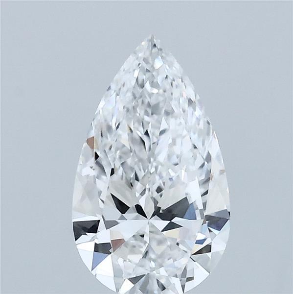 1.01 Carat Pear Shaped, Excellent Cut, D Color, VVS2 Clarity, IGI Certified Lab Grown Diamond
