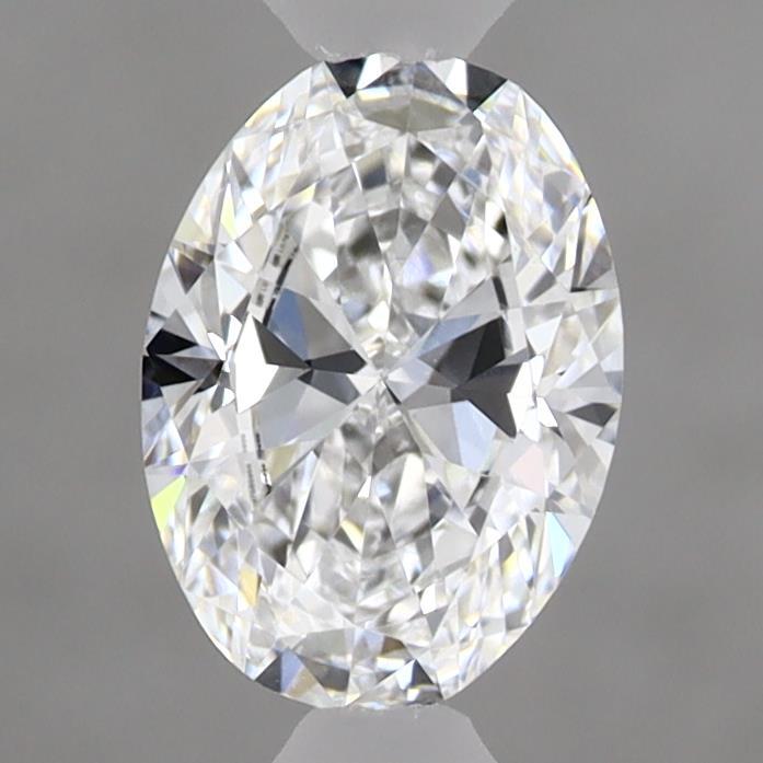 0.90 Carat Oval Shaped, Excellent Cut, D Color, VVS2 Clarity, IGI Certified Lab Grown Diamond