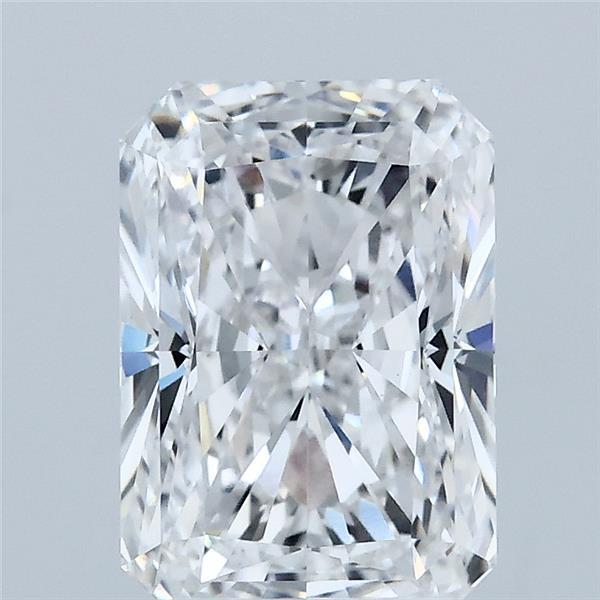 2.60 Carat Radiant Shaped, Ideal Cut, D Color, VVS2 Clarity, IGI Certified Lab Grown Diamond