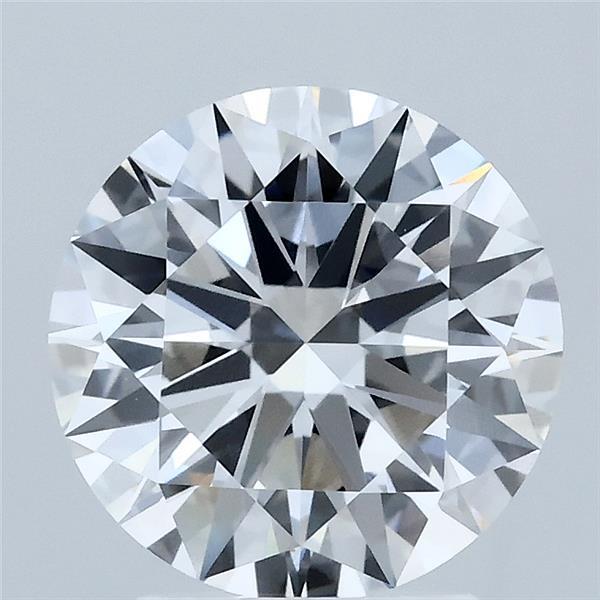 2.51 Carat Round Shaped, Ideal Cut, D Color, VVS2 Clarity, IGI Certified Lab Grown Diamond