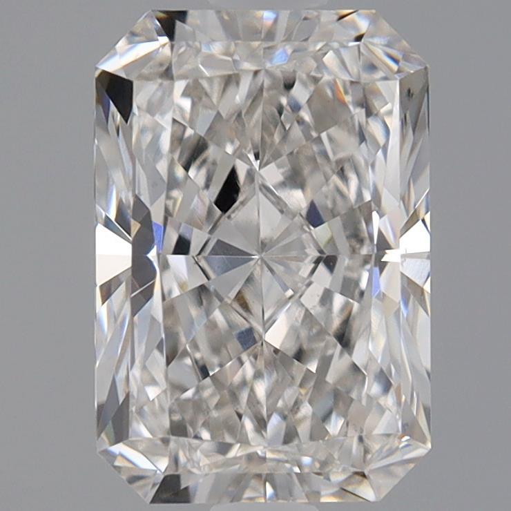1.53 Carat Radiant Shaped, Ideal Cut, G Color, VS1 Clarity, IGI Certified Lab Grown Diamond