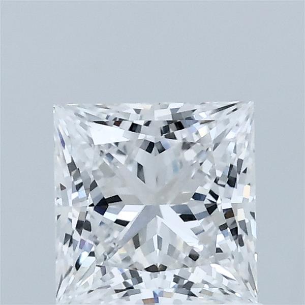 1.08 Carat Princess Shaped, Ideal Cut, D Color, VVS2 Clarity, IGI Certified Lab Grown Diamond