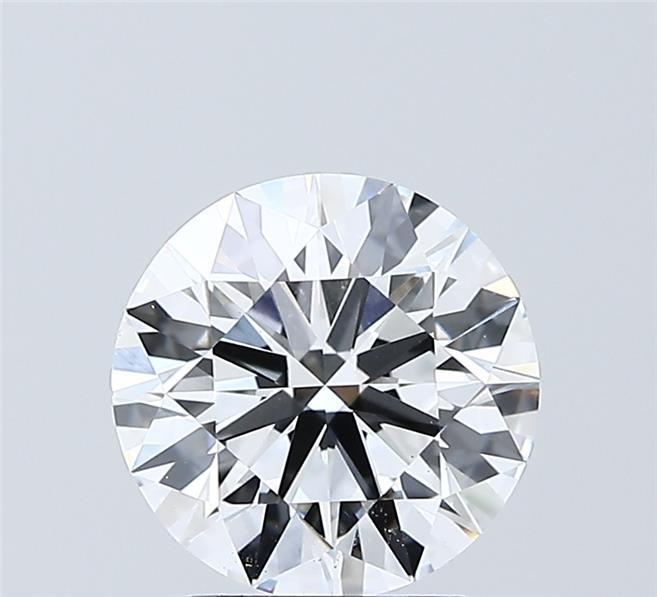 2.02 Carat Round Shaped, Ideal Cut, D Color, VVS2 Clarity, IGI Certified Lab Grown Diamond