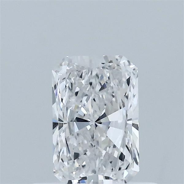 0.56 Carat Radiant Shaped, Excellent Cut, D Color, VVS2 Clarity, IGI Certified Lab Grown Diamond