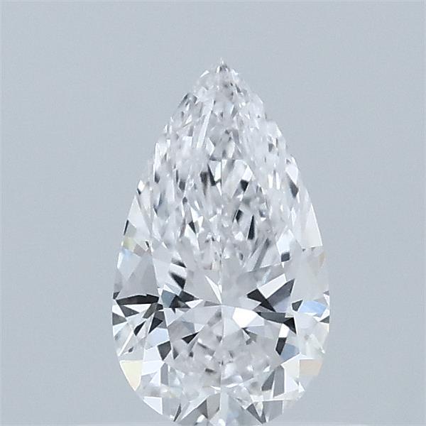 0.52 Carat Pear Shaped, Excellent Cut, D Color, VVS2 Clarity, IGI Certified Lab Grown Diamond