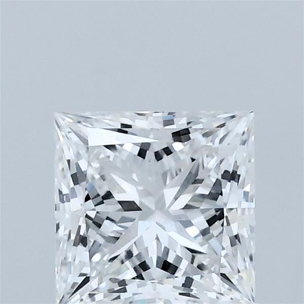 1.00 Carat Princess Shaped, Ideal Cut, E Color, VVS2 Clarity, IGI Certified Lab Grown Diamond