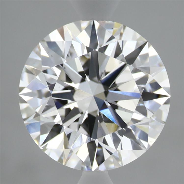 3.03 Carat Round Shaped, Ideal Cut, F Color, VS2 Clarity, IGI Certified Lab Grown Diamond
