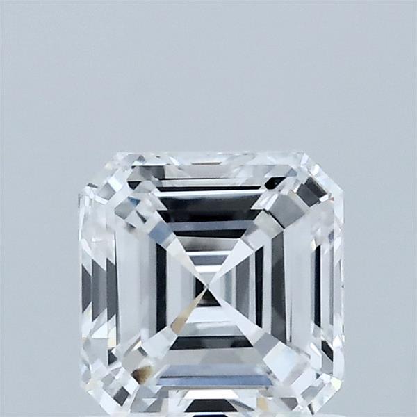 1.00 Carat Asscher Shaped, Very Good Cut, D Color, VVS2 Clarity, IGI Certified Lab Grown Diamond