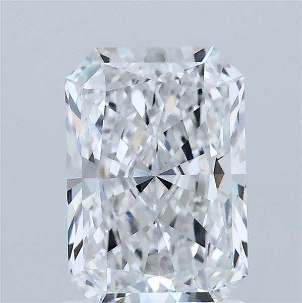 1.53 Carat Radiant Shaped, Ideal Cut, E Color, VVS2 Clarity, IGI Certified Lab Grown Diamond