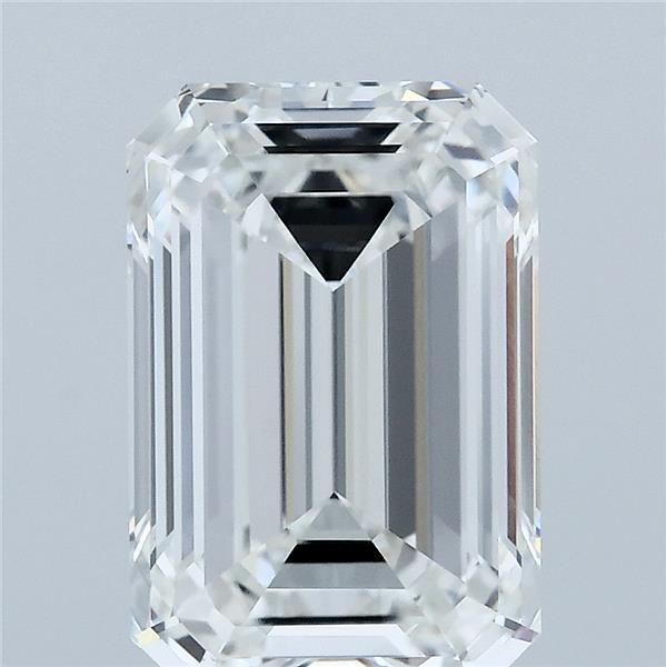 4.06 Carat Emerald Shaped, Ideal Cut, E Color, VVS1 Clarity, IGI Certified Lab Grown Diamond