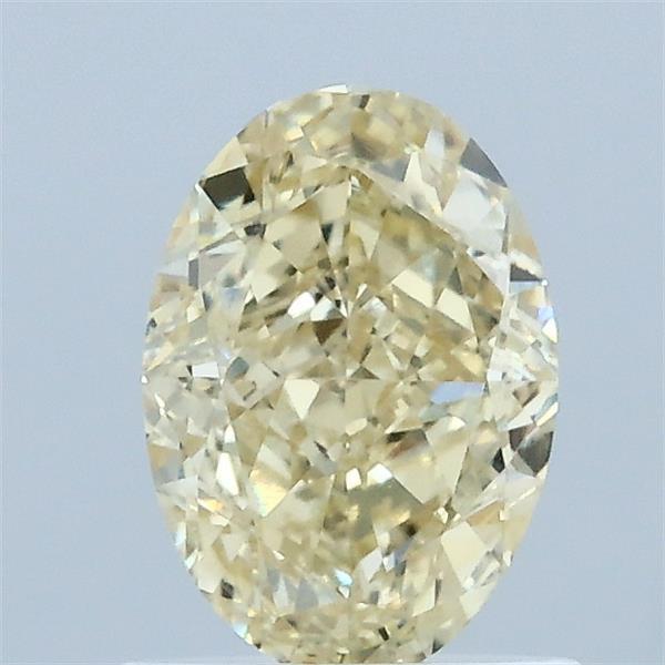 1.07 Carat Oval Shaped, Excellent Cut, FANCY YELLOW Color, VVS2 Clarity, IGI Certified Lab Grown Diamond