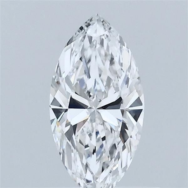 0.56 Carat Marquise Shaped, Ideal Cut, D Color, VVS2 Clarity, IGI Certified Lab Grown Diamond