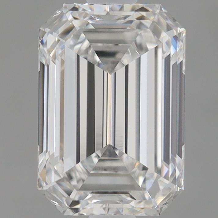 0.97 Carat Emerald Shaped, Ideal Cut, E Color, VVS2 Clarity, IGI Certified Lab Grown Diamond