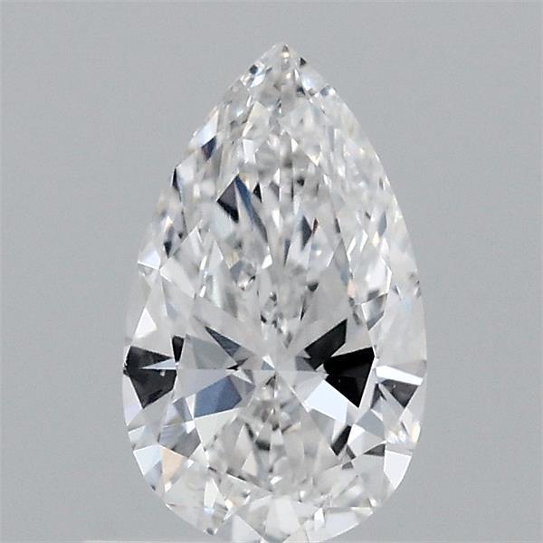 0.63 Carat Pear Shaped, Excellent Cut, F Color, VS1 Clarity, IGI Certified Lab Grown Diamond