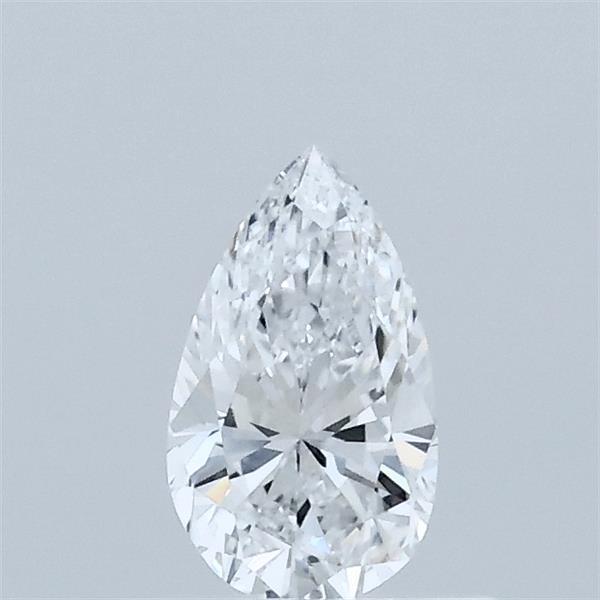 0.38 Carat Pear Shaped, Excellent Cut, D Color, VVS2 Clarity, IGI Certified Lab Grown Diamond