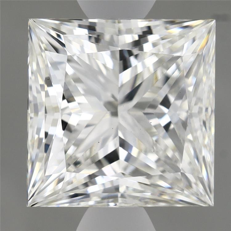 3.71 Carat Princess Shaped, Ideal Cut, F Color, VS1 Clarity, IGI Certified Lab Grown Diamond