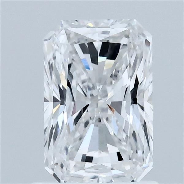 1.00 Carat Radiant Shaped, Excellent Cut, D Color, VS1 Clarity, IGI Certified Lab Grown Diamond