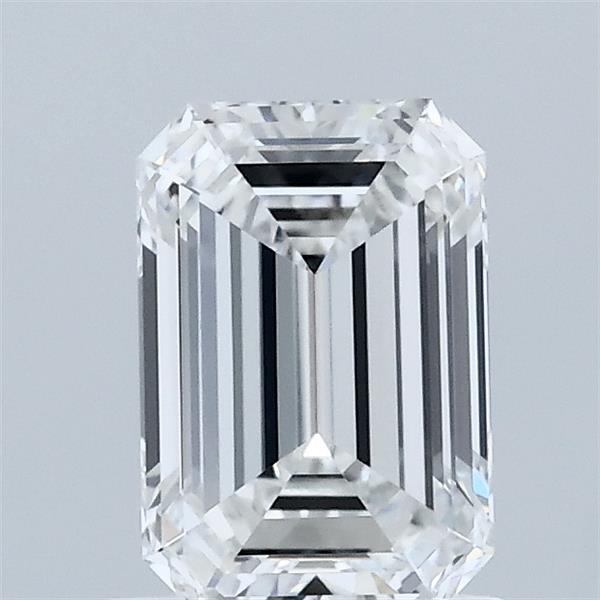 1.11 Carat Emerald Shaped, Ideal Cut, D Color, VVS1 Clarity, IGI Certified Lab Grown Diamond