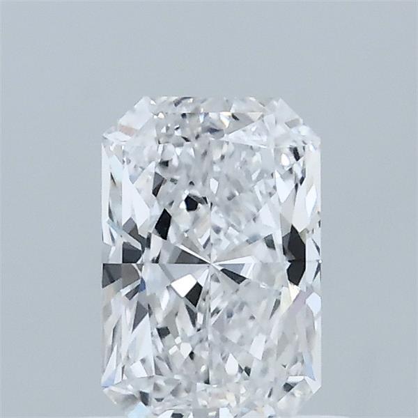 0.75 Carat Radiant Shaped, Ideal Cut, D Color, VVS2 Clarity, IGI Certified Lab Grown Diamond