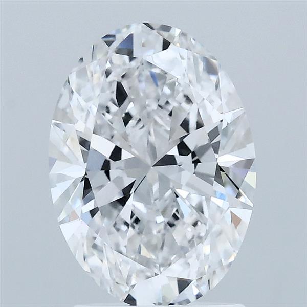 2.00 Carat Oval Shaped, Excellent Cut, D Color, VVS2 Clarity, IGI Certified Lab Grown Diamond