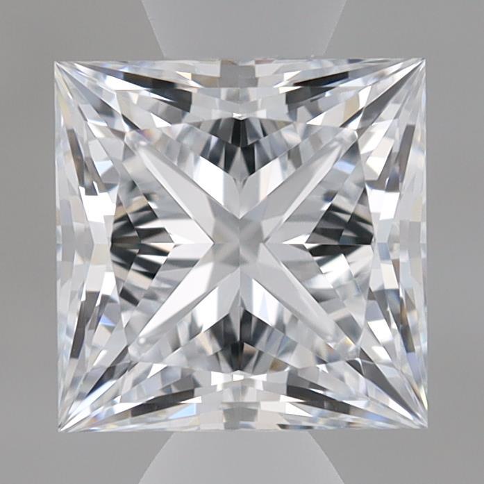 1.01 Carat Princess Shaped, Ideal Cut, E Color, IF Clarity, IGI Certified Lab Grown Diamond