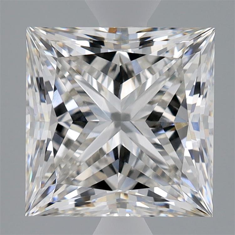 4.00 Carat Princess Shaped, Ideal Cut, G Color, VS1 Clarity, IGI Certified Lab Grown Diamond