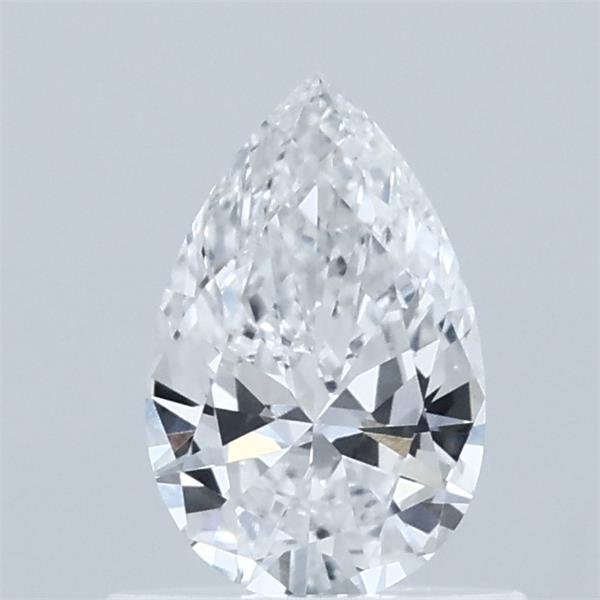 0.62 Carat Pear Shaped, Ideal Cut, D Color, VVS2 Clarity, IGI Certified Lab Grown Diamond