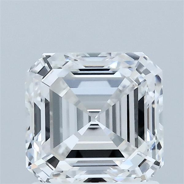 1.50 Carat Asscher Shaped, Ideal Cut, E Color, VVS2 Clarity, IGI Certified Lab Grown Diamond