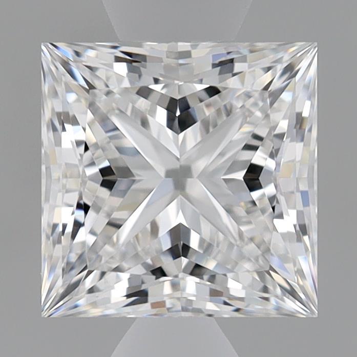 1.01 Carat Princess Shaped, Ideal Cut, E Color, IF Clarity, IGI Certified Lab Grown Diamond