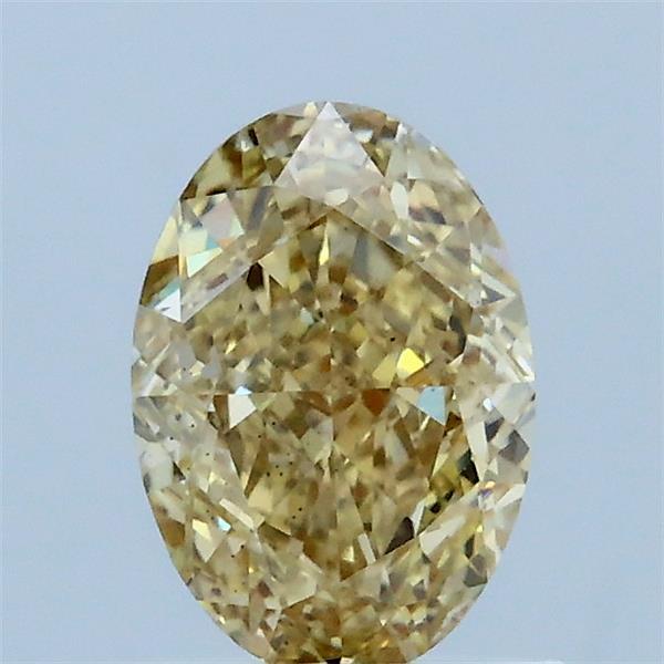 1.03 Carat Oval Shaped, Excellent Cut, FANCY YELLOW Color, VS2 Clarity, IGI Certified Lab Grown Diamond