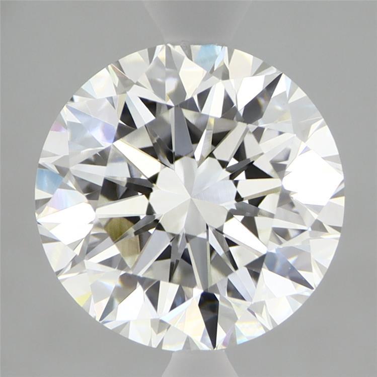 2.95 Carat Round Shaped, Excellent Cut, F Color, VVS2 Clarity, IGI Certified Lab Grown Diamond