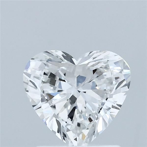 1.01 Carat Heart Shaped, Very Good Cut, D Color, VVS2 Clarity, IGI Certified Lab Grown Diamond
