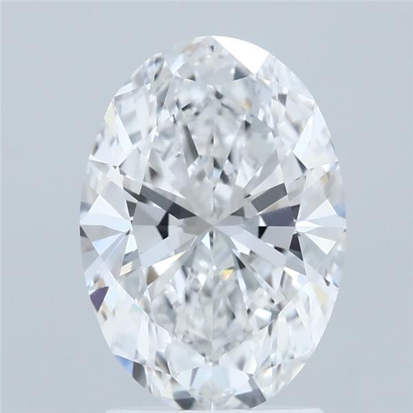 2.09 Carat Oval Shaped, Ideal Cut, D Color, VVS2 Clarity, IGI Certified Lab Grown Diamond