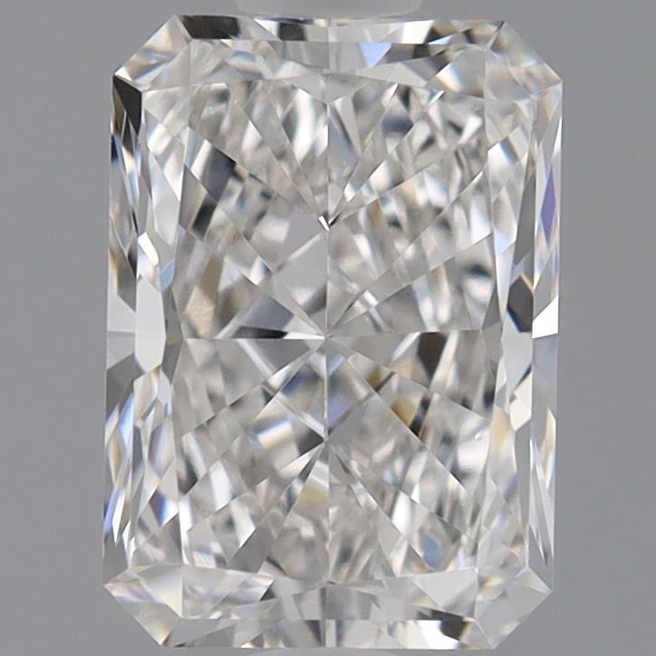 0.96 Carat Radiant Shaped, Excellent Cut, E Color, VVS2 Clarity, IGI Certified Lab Grown Diamond