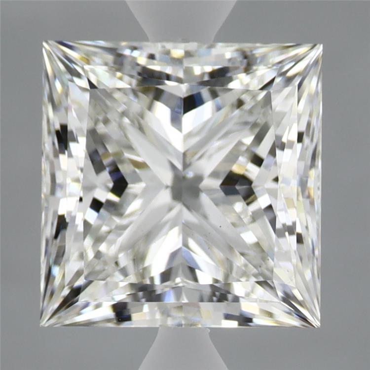 3.92 Carat Princess Shaped, Ideal Cut, G Color, VS2 Clarity, IGI Certified Lab Grown Diamond
