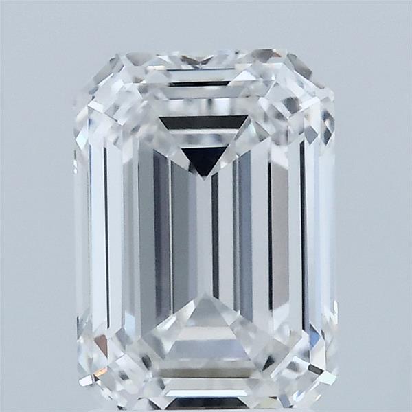 2.09 Carat Emerald Shaped, Ideal Cut, D Color, VVS2 Clarity, IGI Certified Lab Grown Diamond