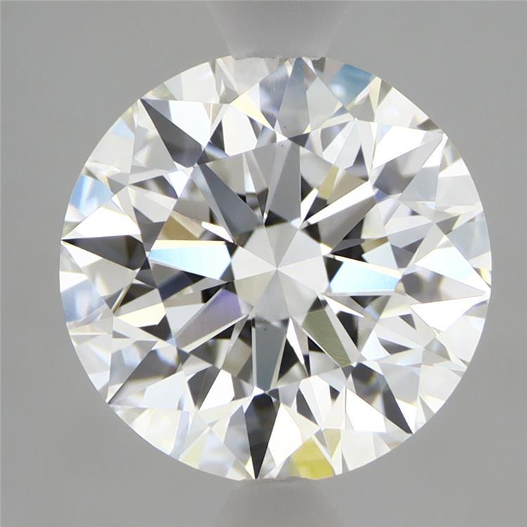 3.02 Carat Round Shaped, Ideal Cut, F Color, VVS2 Clarity, IGI Certified Lab Grown Diamond