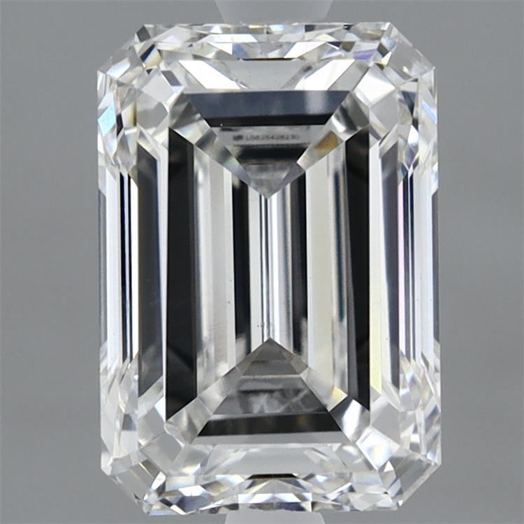 2.90 Carat Emerald Shaped, Ideal Cut, E Color, VS1 Clarity, IGI Certified Lab Grown Diamond