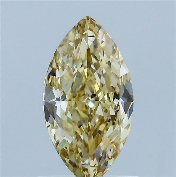 1.07 Carat Marquise Shaped, Very Good Cut, FANCY YELLOW Color, VS1 Clarity, IGI Certified Lab Grown Diamond