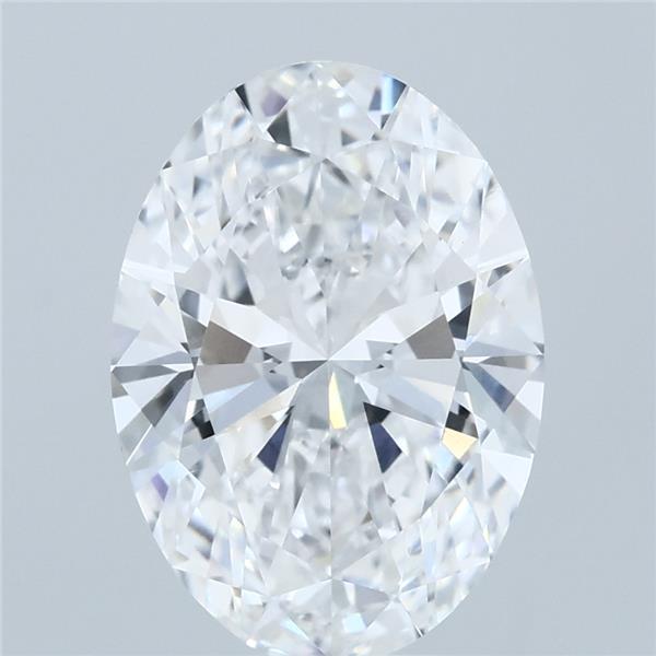 3.03 Carat Oval Shaped, Ideal Cut, D Color, VVS2 Clarity, IGI Certified Lab Grown Diamond